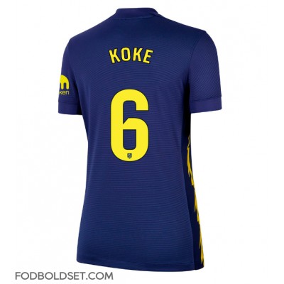 Atletico Madrid Koke #6 Udebanetrøje Dame 2025-26 Kortærmet Atletico Madrid Koke #6 Udebanetrøje Dame 2025-26 Kortærmet